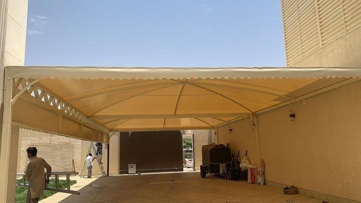 مظلات اقمشة